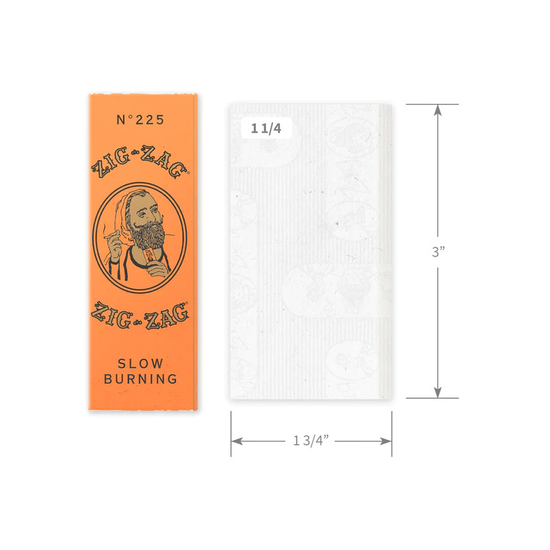 Zig-Zag Rolling Paper French Orange -11/4-6 Booklets With 32Paper per Each