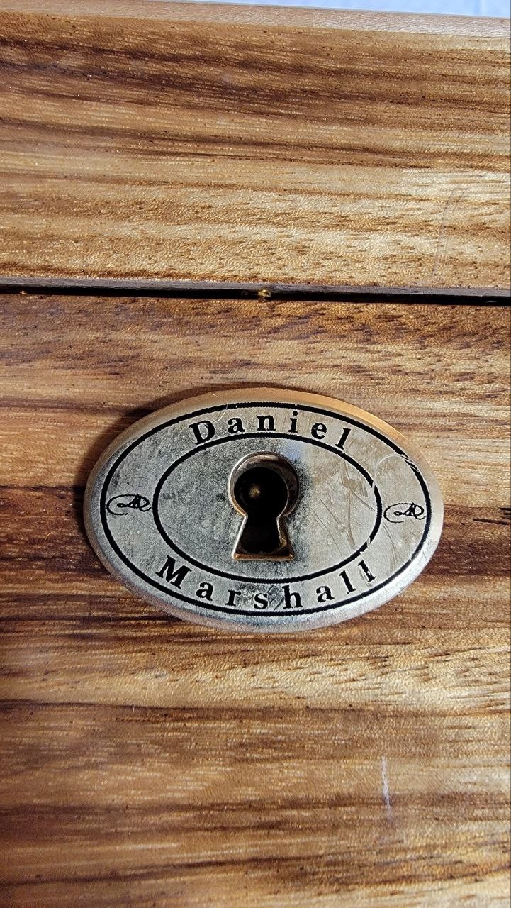 Daniel Marshall Ambiente Humidor for Cigar Zebrawood Edition