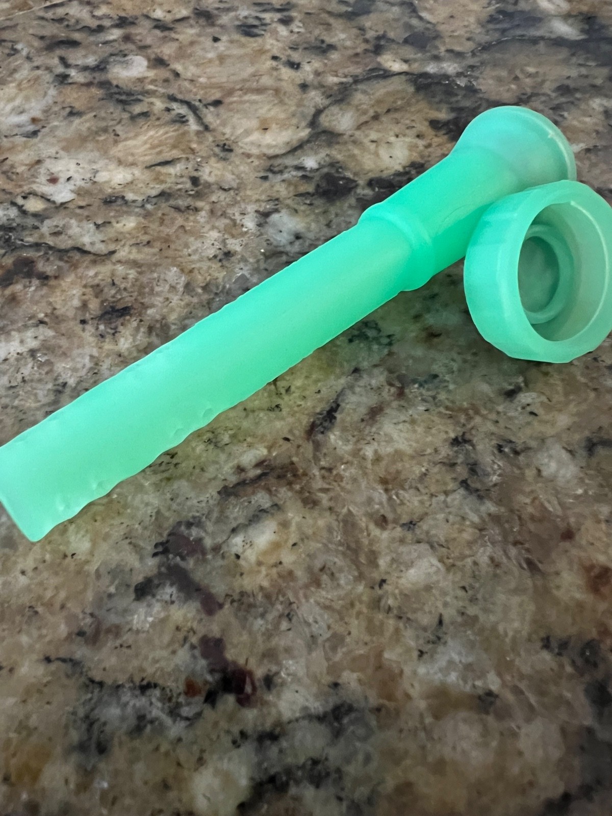 4.5 inch long 14mm To 18mm Silicone Downstem for Tobacco Hookah w/stainless stee