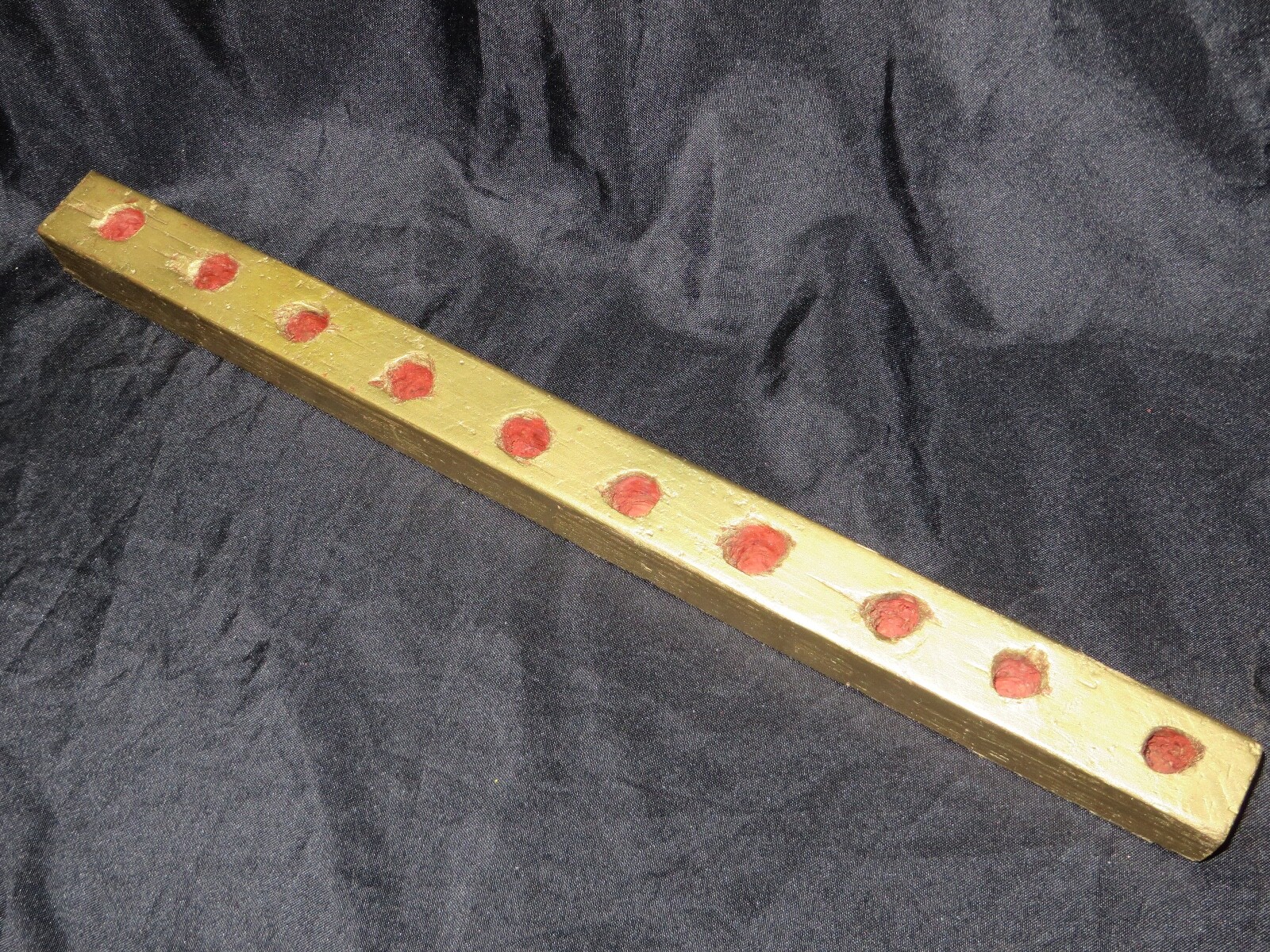 Custom 14mm Glass Bowl Piece Holder x10 (Gold/Red)