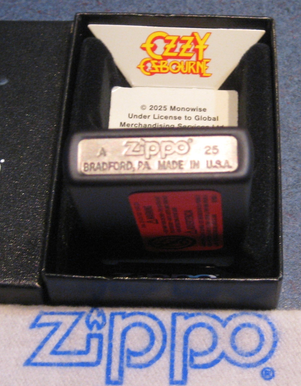 MUSIC Ozzy Osbourne PRINCE OF DARKNESS 47082 ZIPPO Lighter NEW IN BOX 2025
