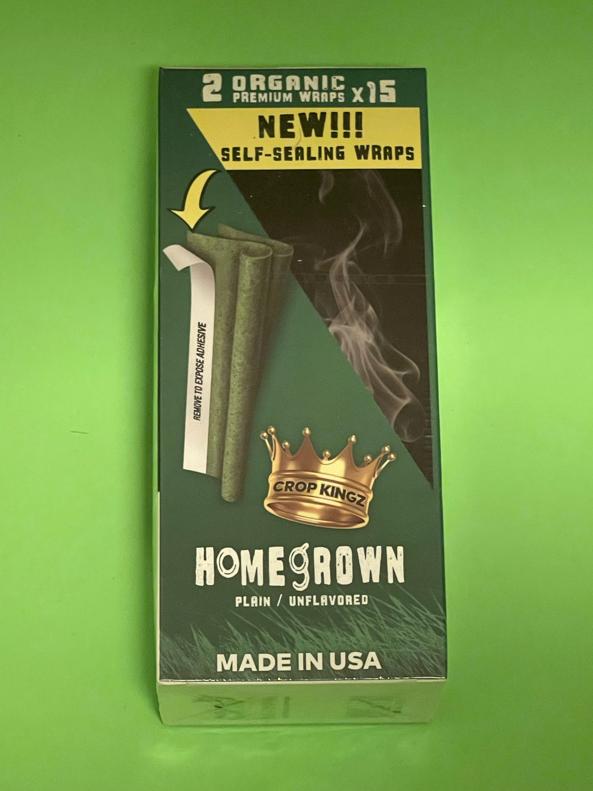 FREE GIFTS🎁Crop Kingz👑Home🏡Grown🇺🇸Plain 30 High Quality Hemp Rolling Papers