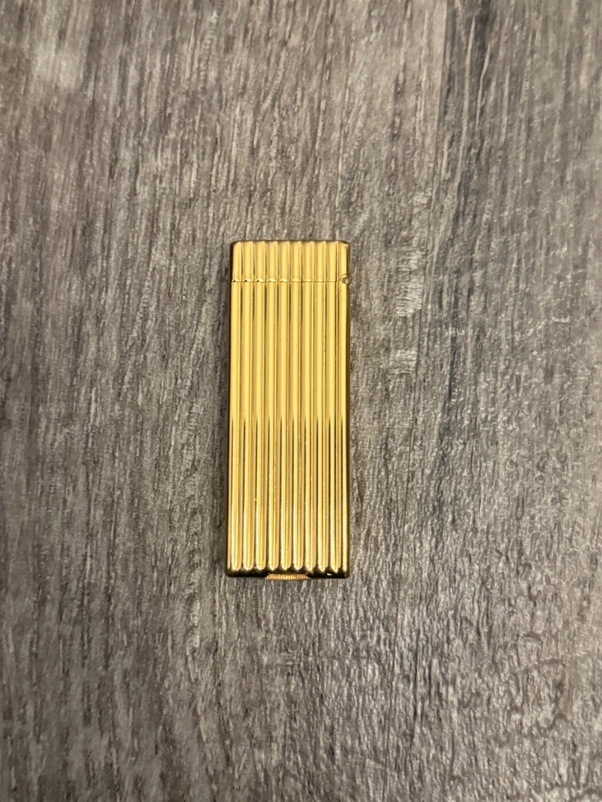 Vintage 1940s Dunhill Rollalite Petrol Lighter Gold Plated