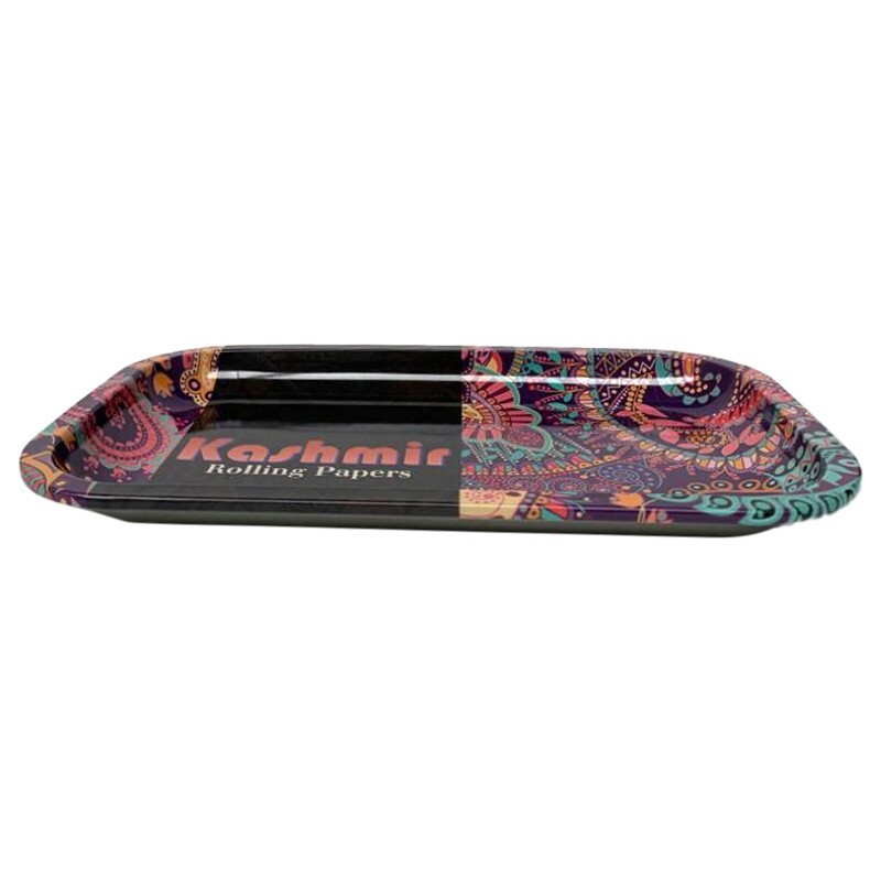 Premium Rolling Tray x 3Ct Metal Cigarette Rolling Tray -10.5×6.25 Small-Kashmir