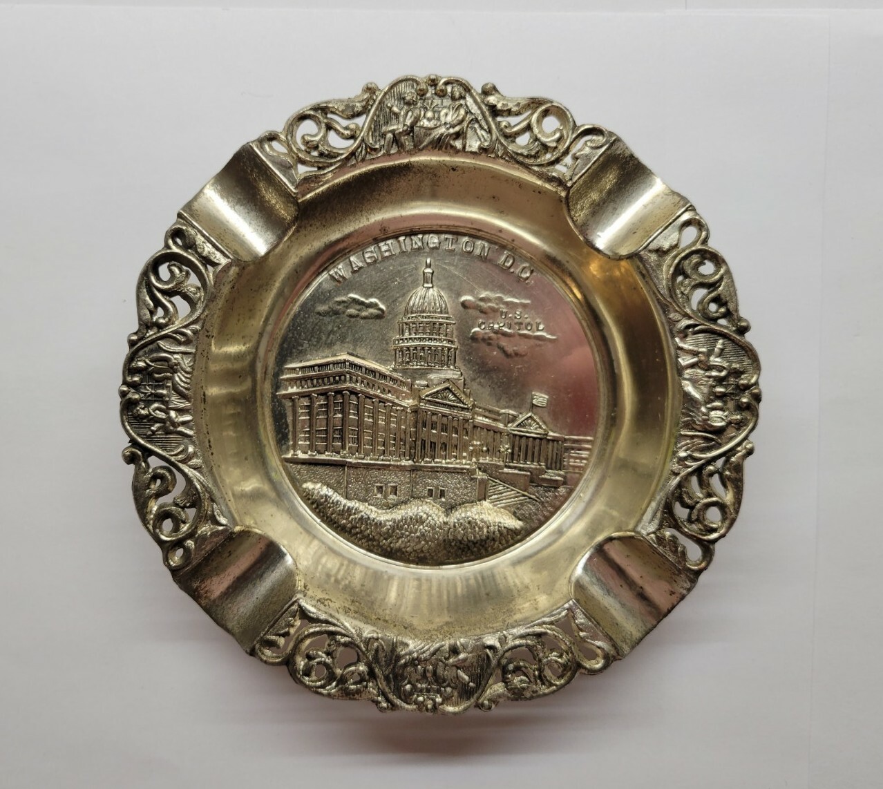 Washington D.C U.S. Capitol Building Vintage Metal Made in Japan