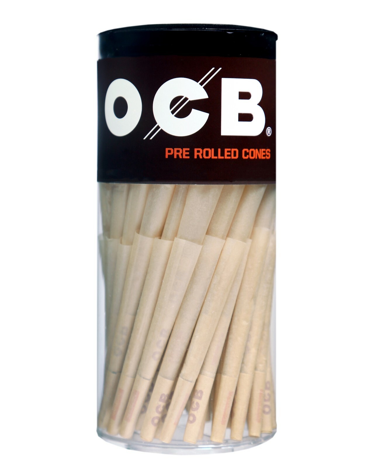 OCB Virgin Unbleached Cones 1 1/4 ~150 Pack~Cigarette Rolling Papers Free Tube