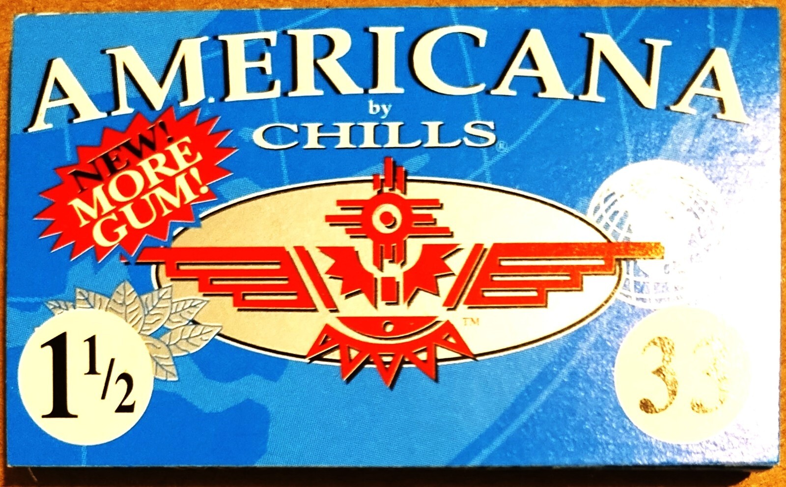 2x Chills Americana 1 1/2 Rolling Papers 2PKS Best Price USA Shipped! *RARE*