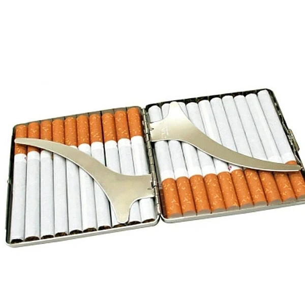 Tsubota Pearl Cigarette Case Casual Metal 85mm 20 Storage 1-95407-81