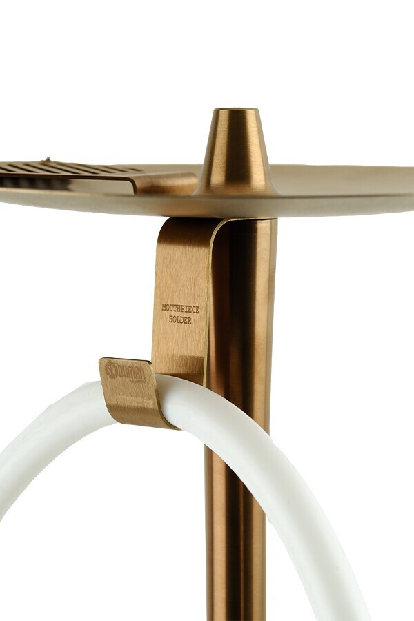 ODUMAN Cosmo Hookah Bronze Body Bronze Glass Hookah Khalil Al Faker Nargile
