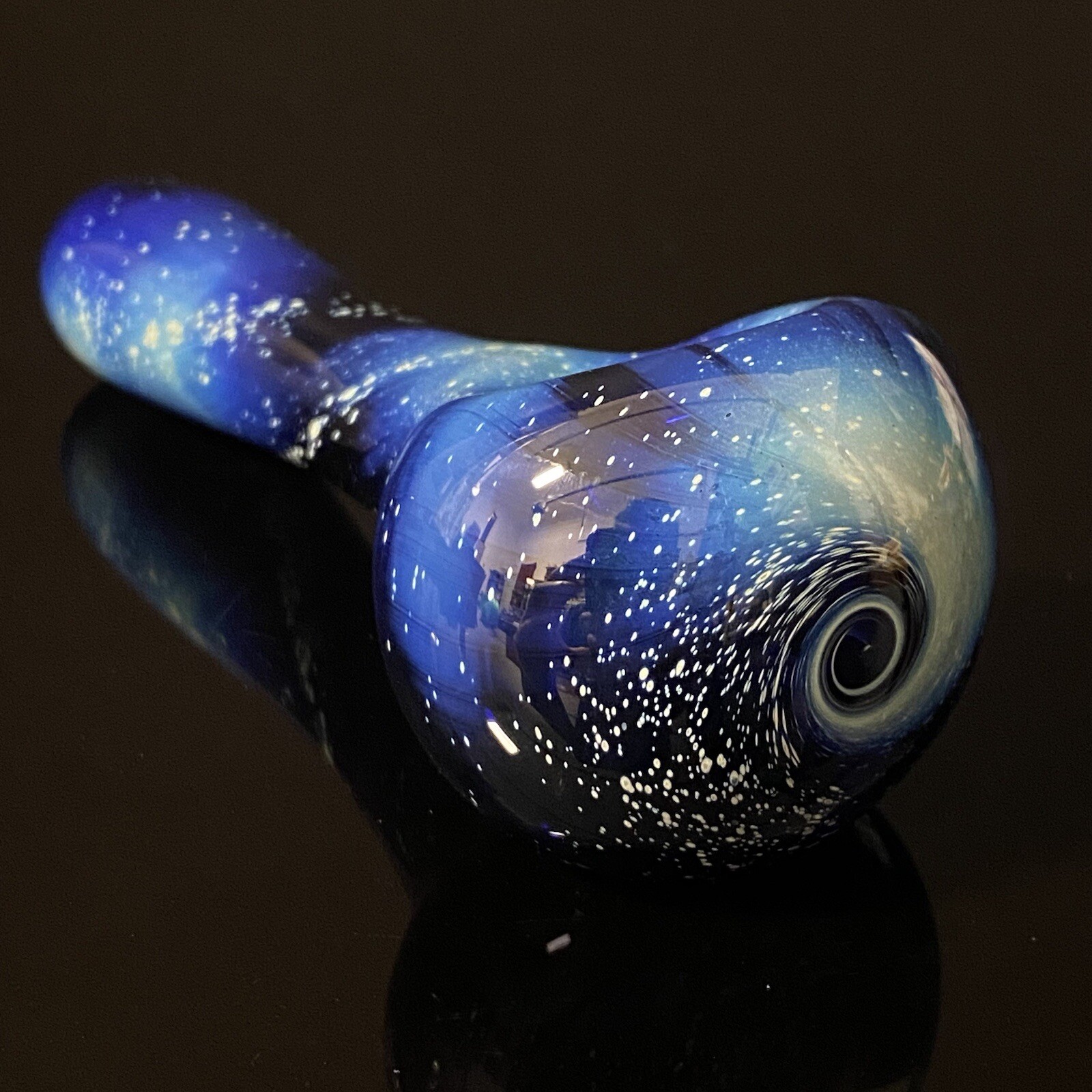 USA – 4.5” Galaxy Blue Space Pipe Hand Pipes Glass Tobacco