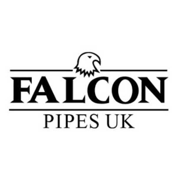Falcon Pipe Stem Brown Straight Extra w/Curved Dental Bit 7123F – New