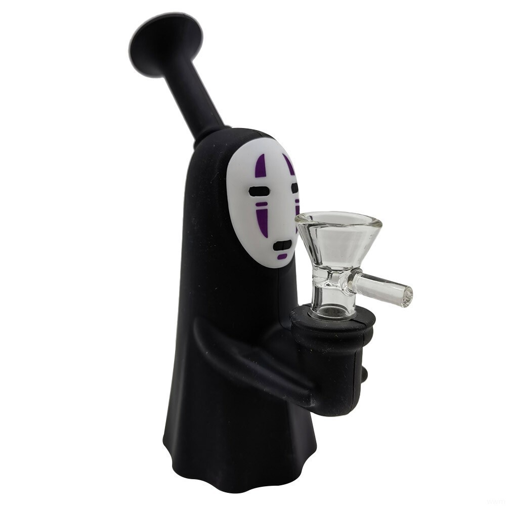 Random Blind Box Hookah Silicone & Glass Smoking Water Pipe Bong with Bowl
