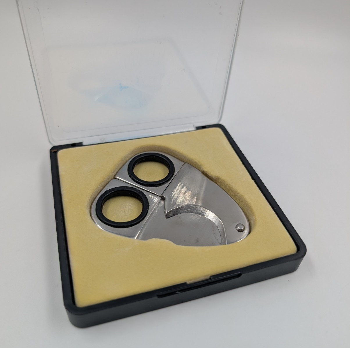 Vintage 2002 Cigar Cutter Humidor Supreme Double Blade Cutter Tobaciana