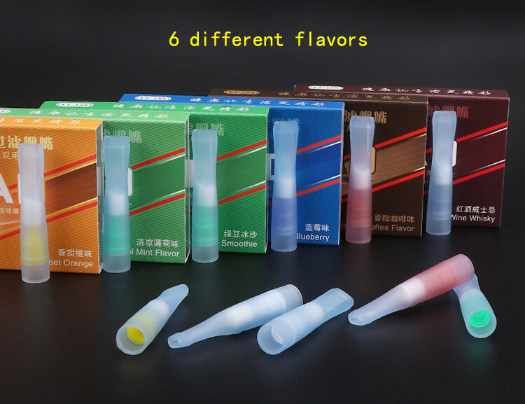 8 Pcs Cigarette Smoking Holder Filter Bead Cigarette Holder Blueberry Taste