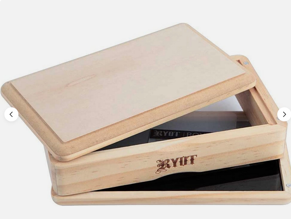 RYOT 4×7” Solid Top Box in natural| Premium Wooden Perfect| Pollen Collection