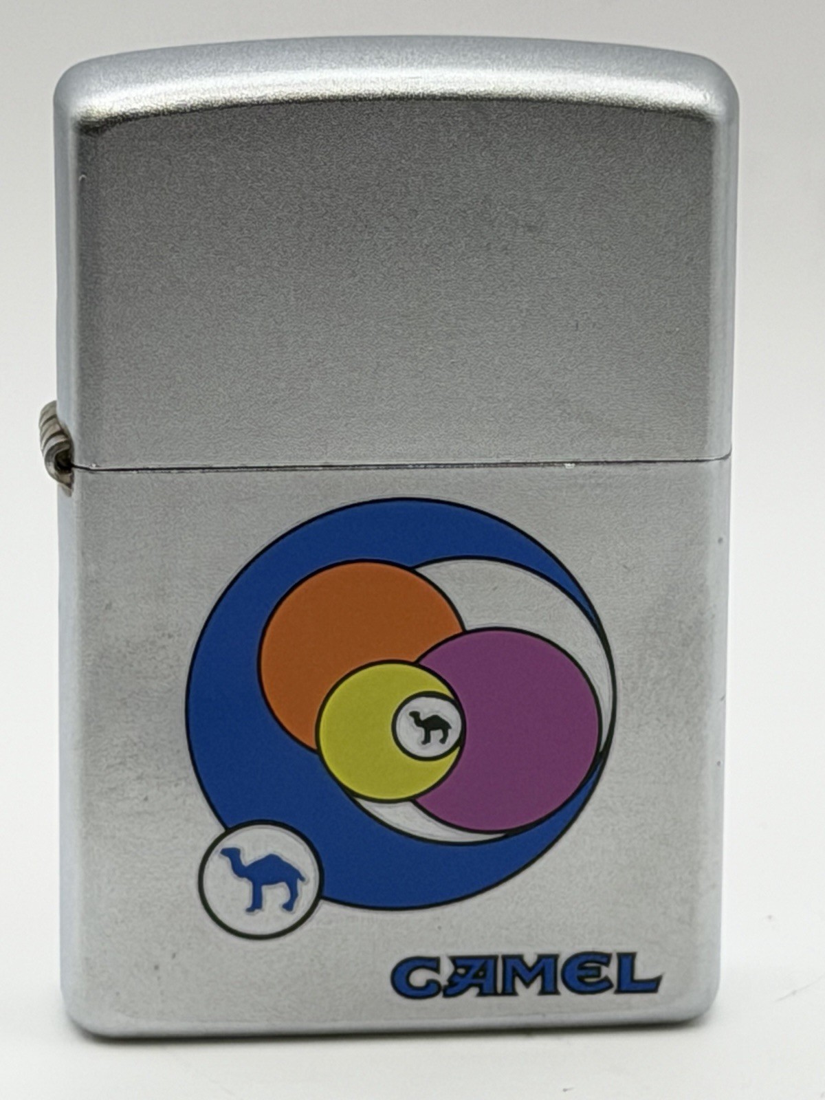 Vintage 1999 Camel Pool Balls Chrome Zippo Lighter & Casual Men’s Watch NEW Rare