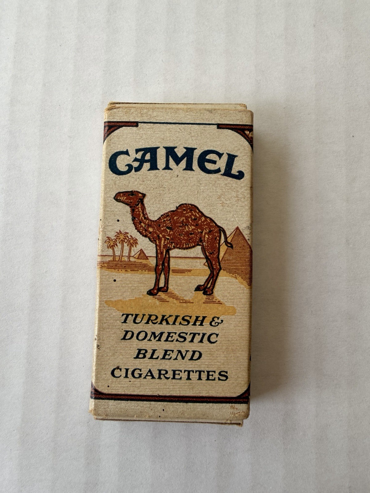 Vintage 1940s Camel Cigarettes EMPTY Sample Pack R.J. Reynolds Tobacciana