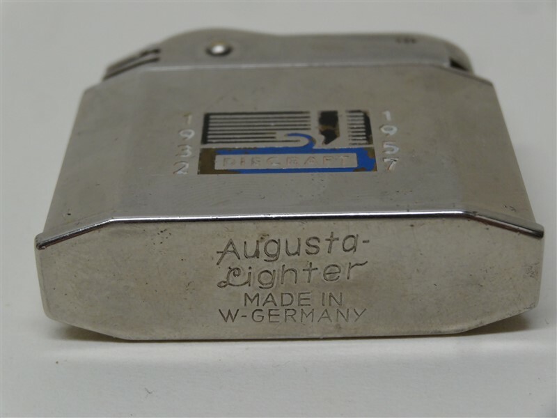 Vintage 1932-1957 Diecraft AUGUSTA AUTOMATIC petrol lighter Made in W-Germany