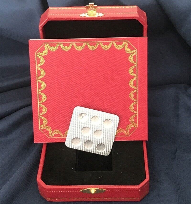 Smoking Lighter Cartier Classic Luxury Lighter Gas Lighter With Stones Box #G