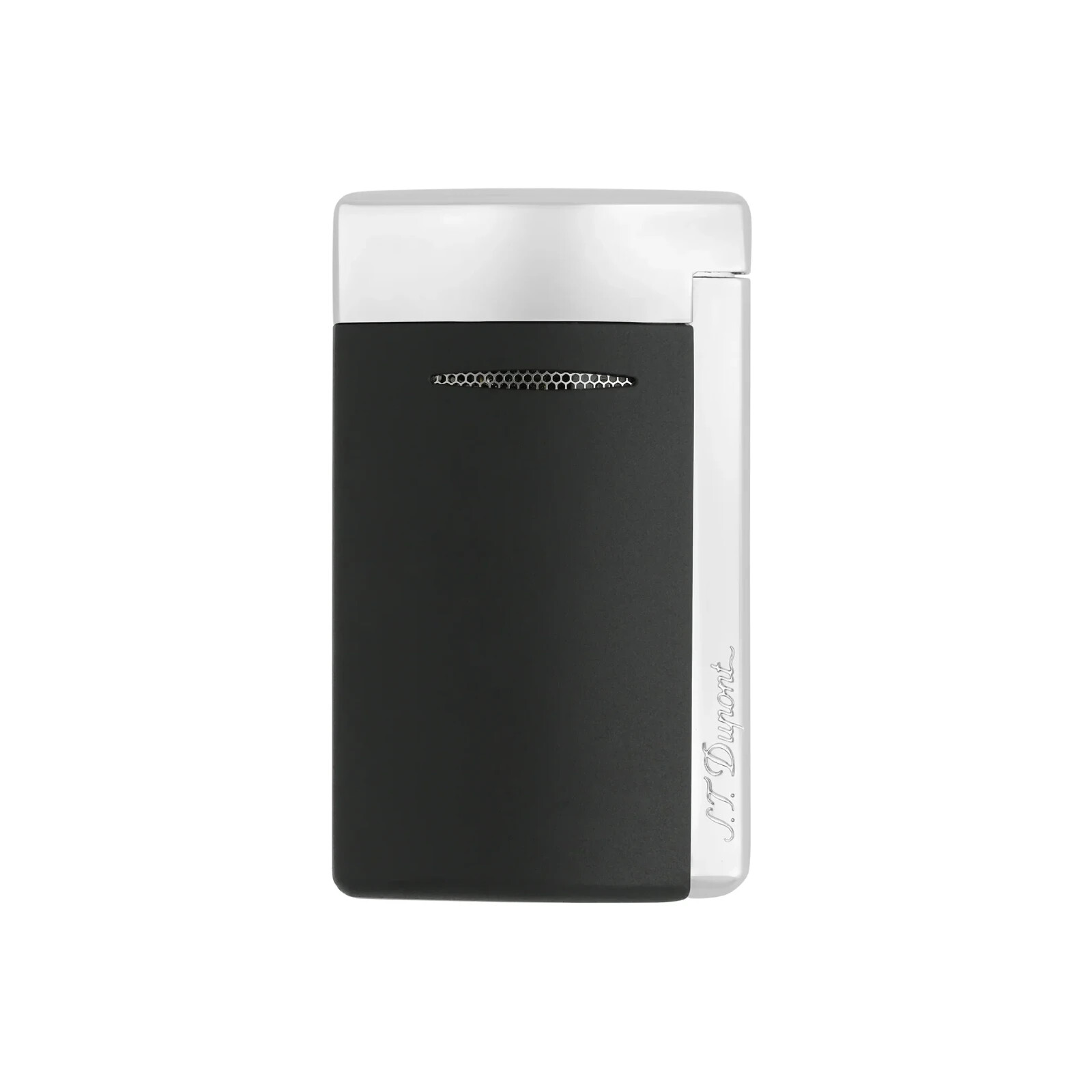 S.T. Dupont – Fun Size Minijet Lighter Chrome & Black – 010815