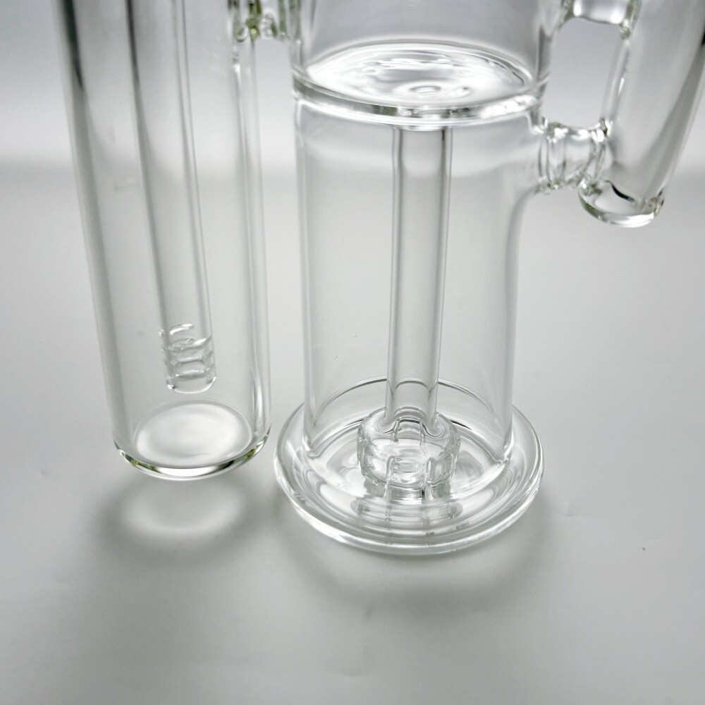 9″ Glass Bong Double Filter Showerhead Perc Bubbler Hookah Water Pipe US Stock