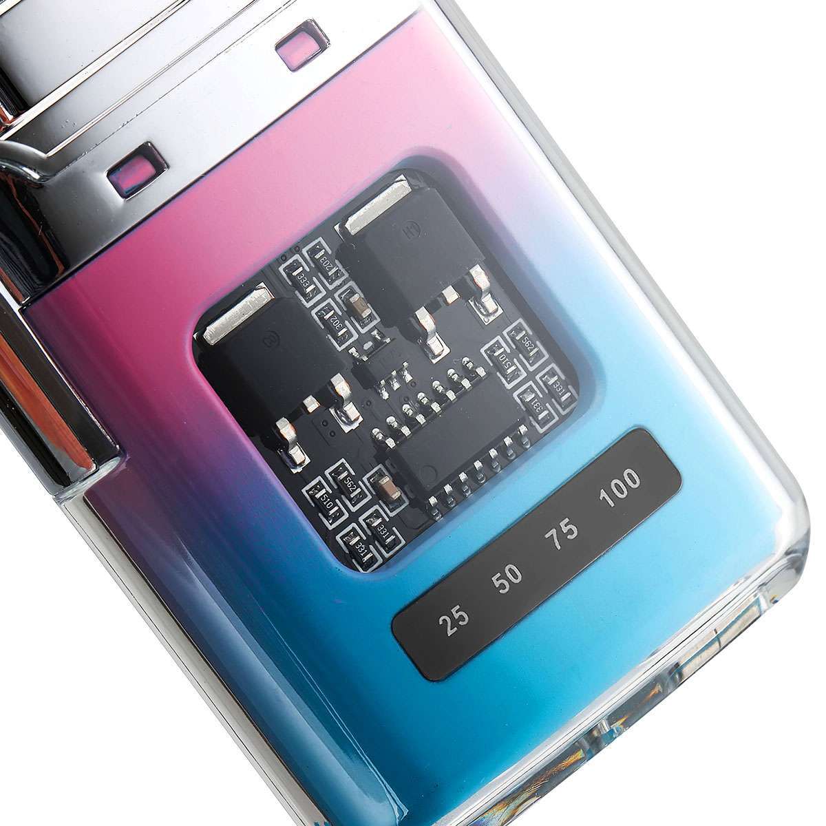 USB Rechargeable Waterproof Electric Dual Arc Plasma Flameless Windproof Lighter