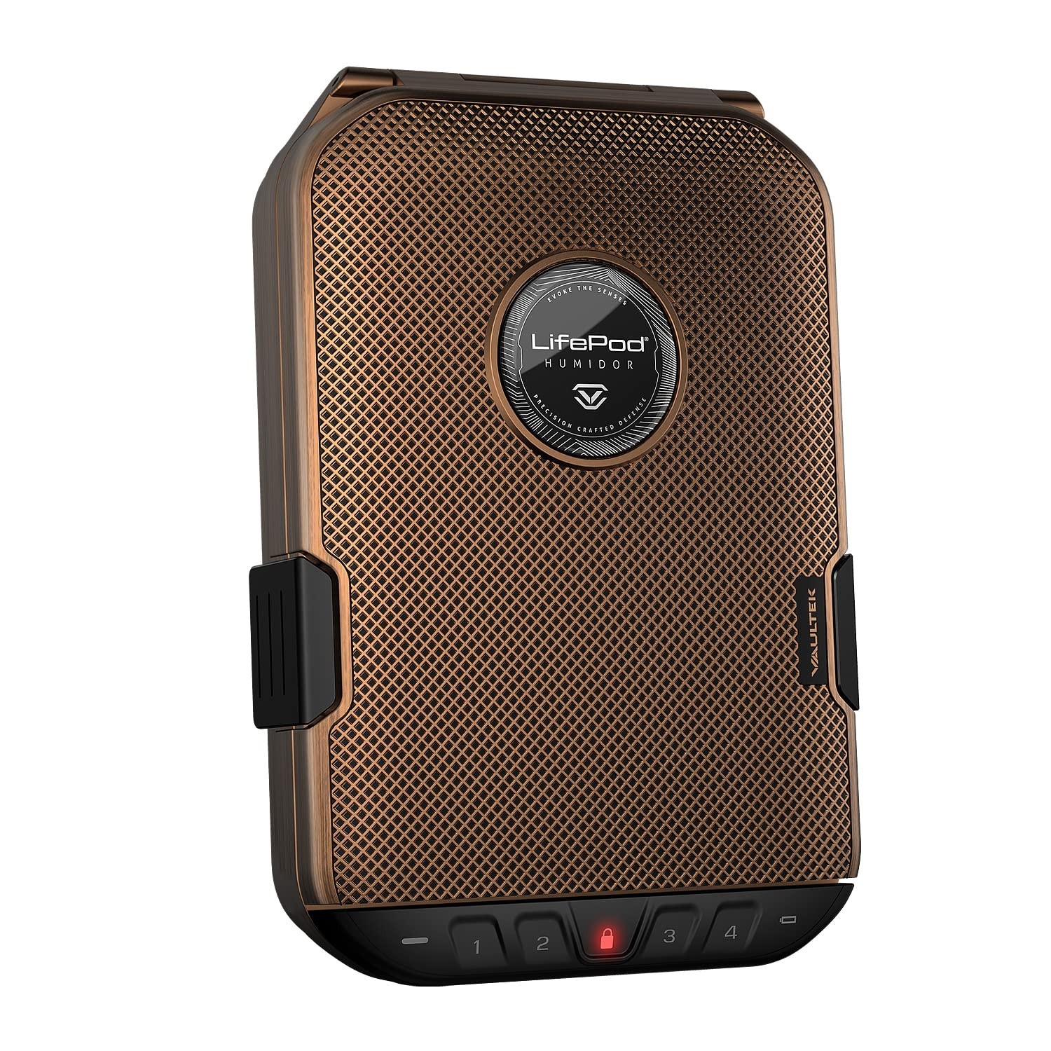 LifePod Humidor Cigar Lock Box Waterproof Travel Case Rugged Electronic Lock Box
