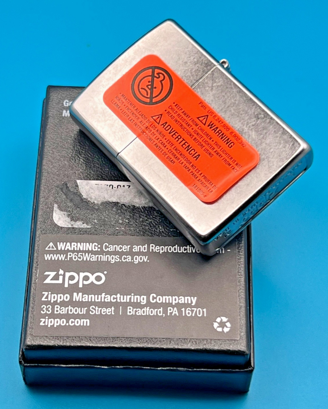 Genuine Brand New 21 ZIPPO Lighter P-45 THUNDER BOLT Ride The Lightning Nose Art