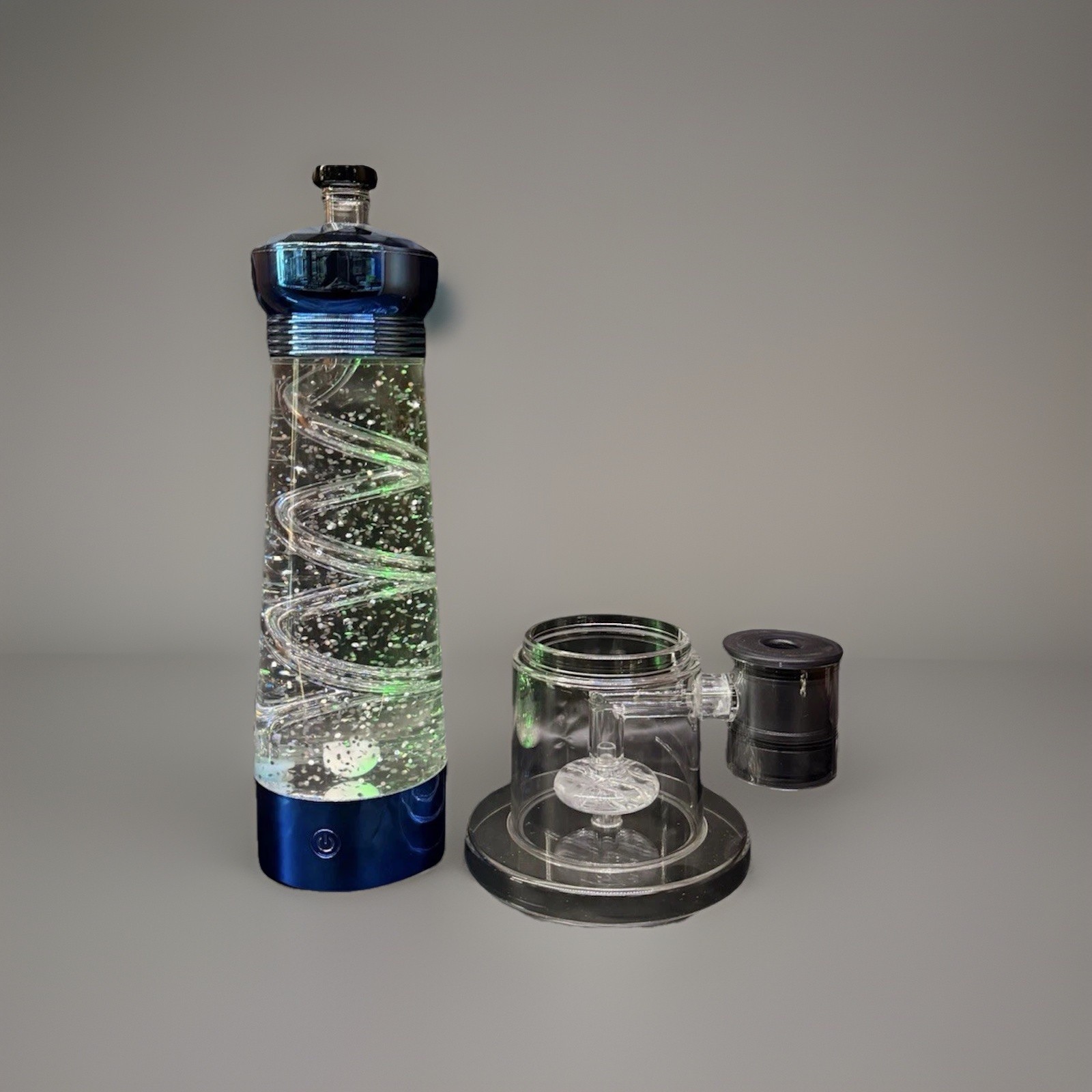 Lava Lamp Water Pipe! w Charger, Box, Lights Up! Detachable for Easy Cleaning!