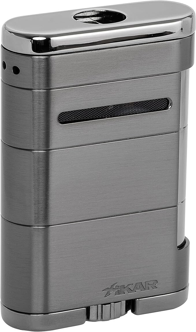 XIKAR Allume Triple Jet Tabletop Lighter, Gunmetal