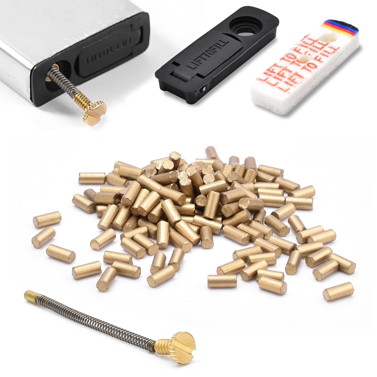 Universal Lighter Repair Kit for Petrol Flint Stones, Zipo