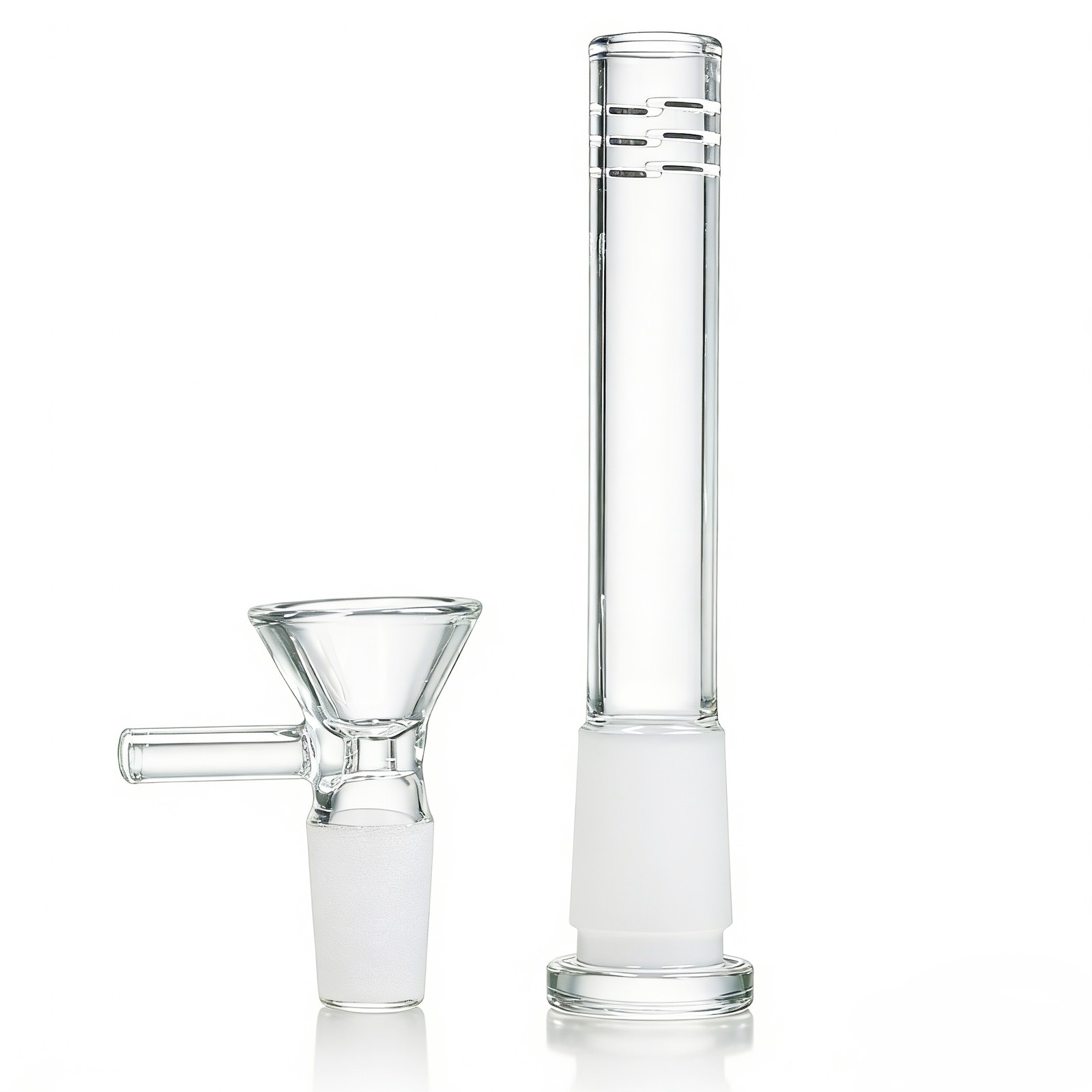 6.5in Mini Glass Bong and water pipes Smoking Beaker Bong pink Hookah /14mm bowl