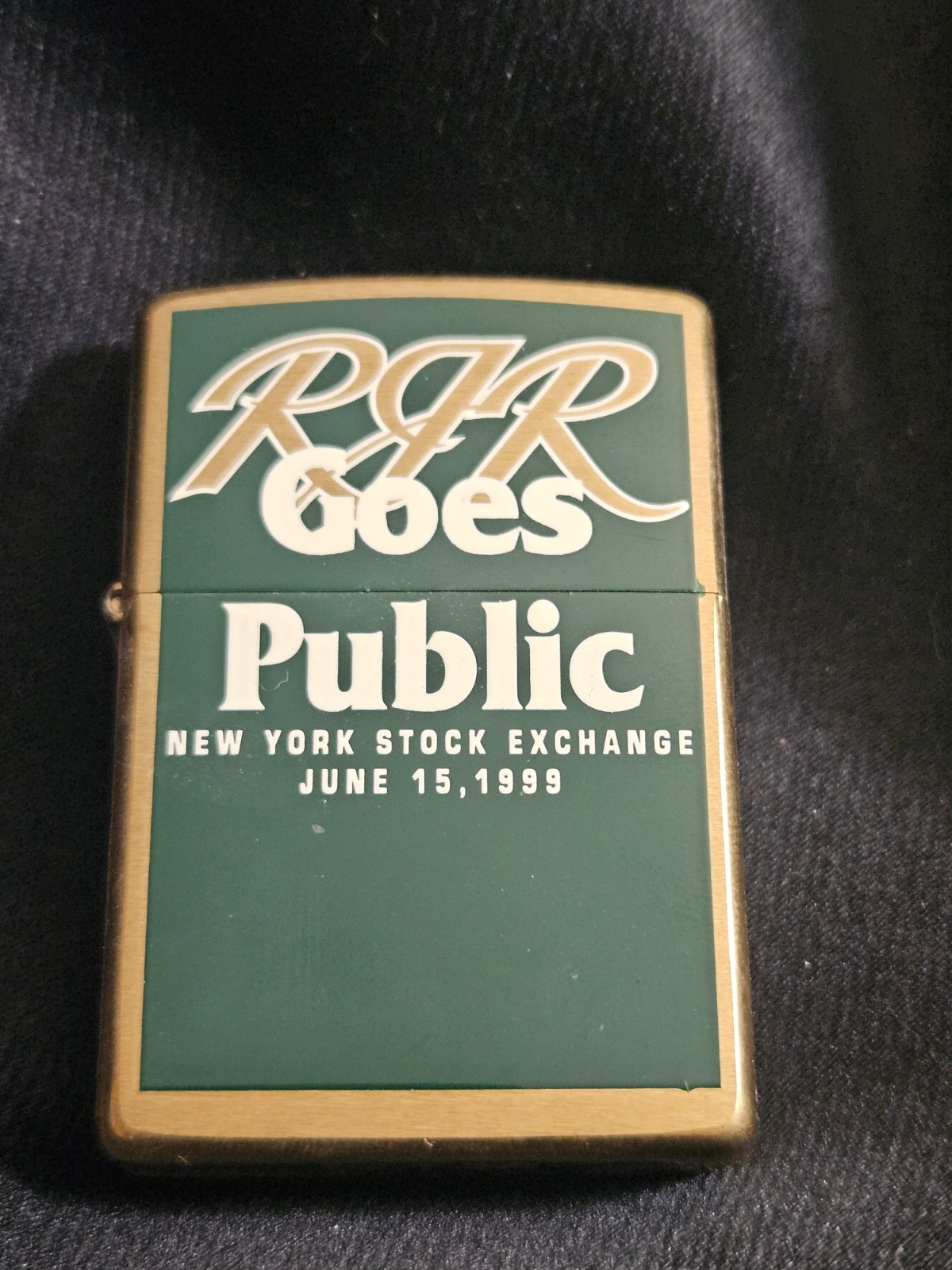 Vintage 1999 RJ Reynolds Tobacco branded Zippo lighter – NEW – RARE