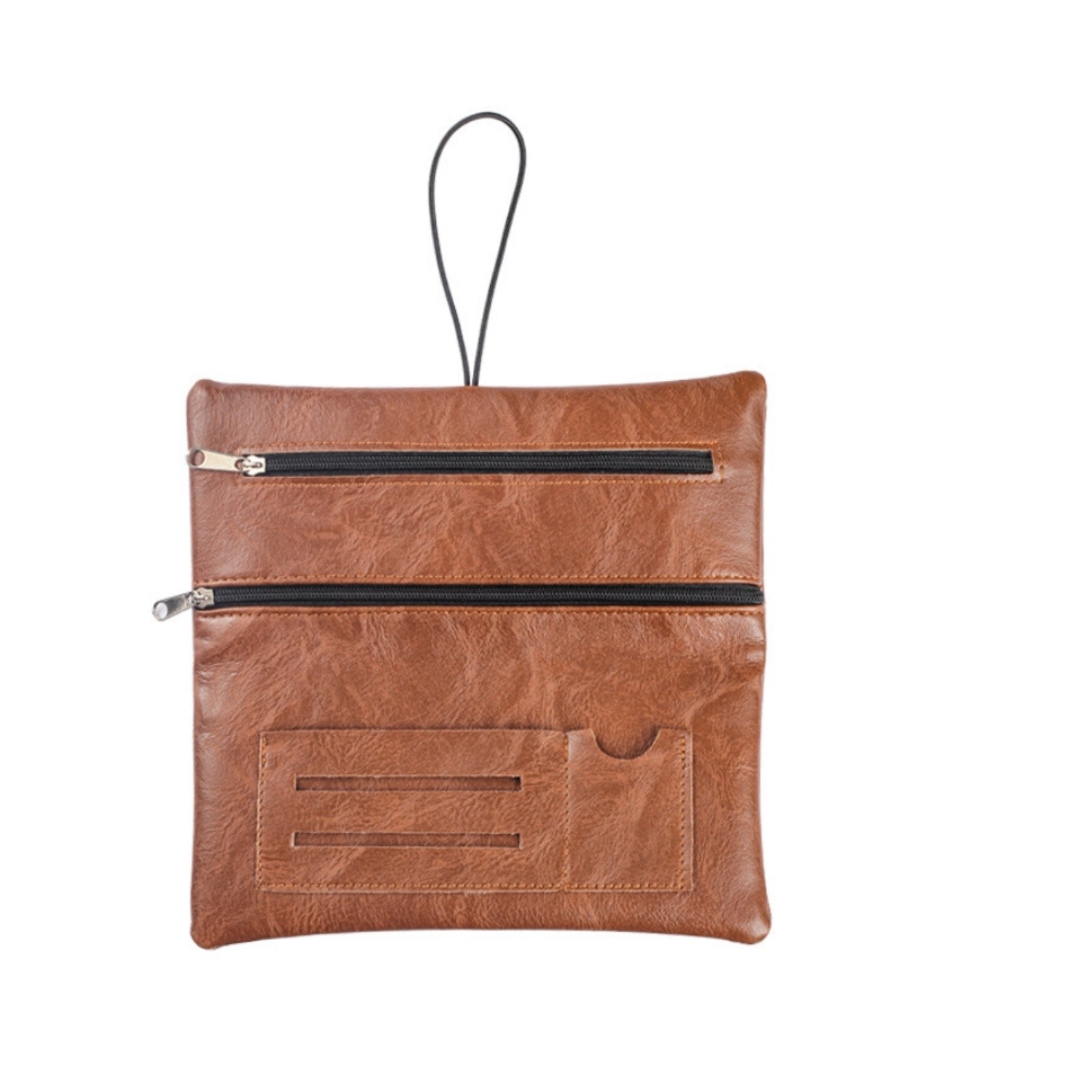 Leather Tobacco Pouch Rolling Tobacco Bag Portable Cigarette Storage Case Holder