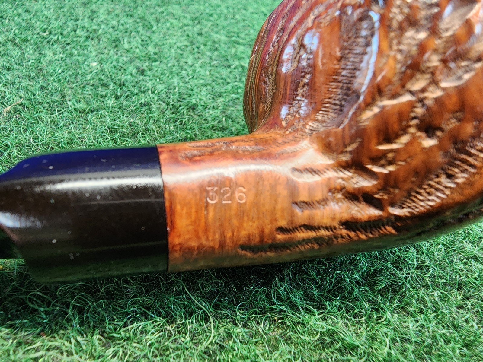 Custombilt Wally Frank Era Standard Rusticated Restored Briar Estate Pipe
