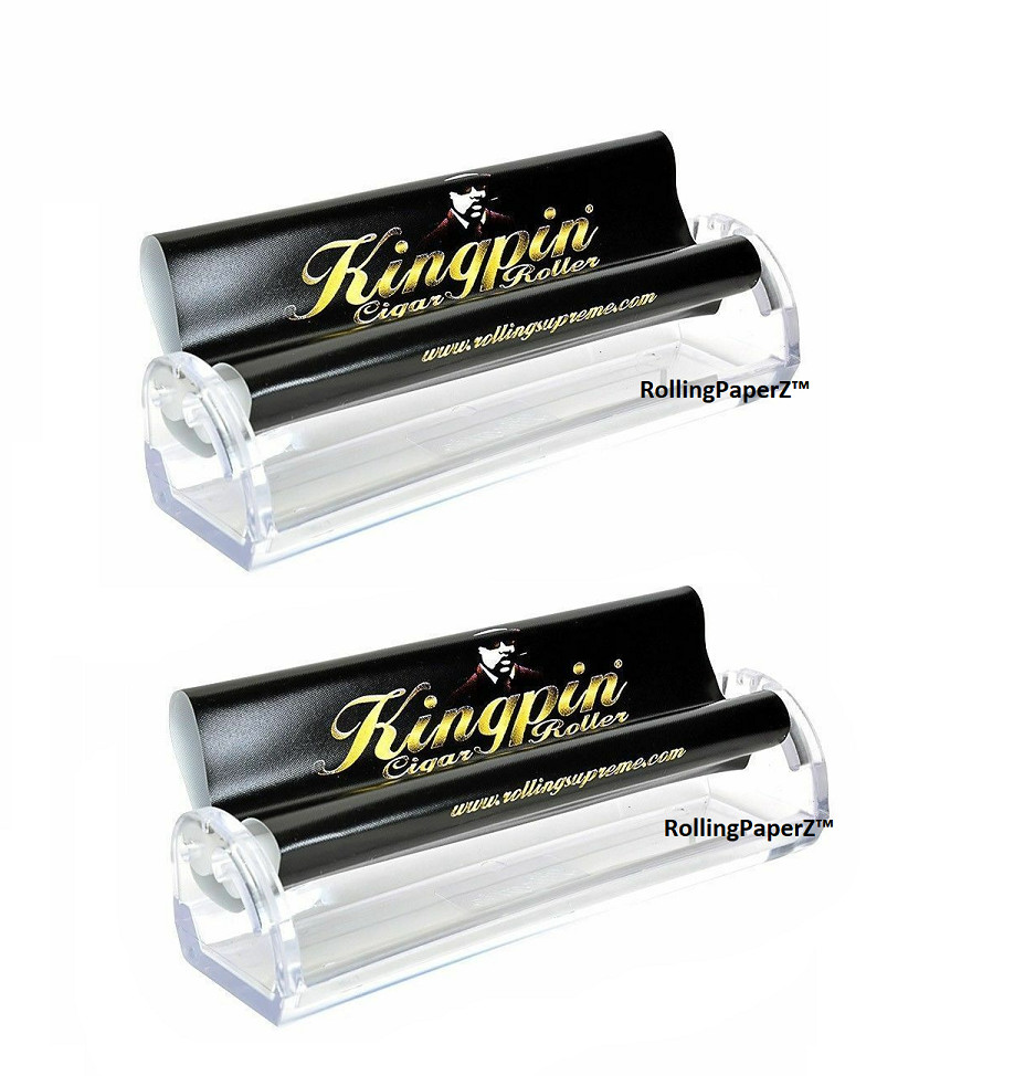 3X Kingpin Cigar Roller Machines Roll Perfect Blunt Size (120mm) Cigars Easily