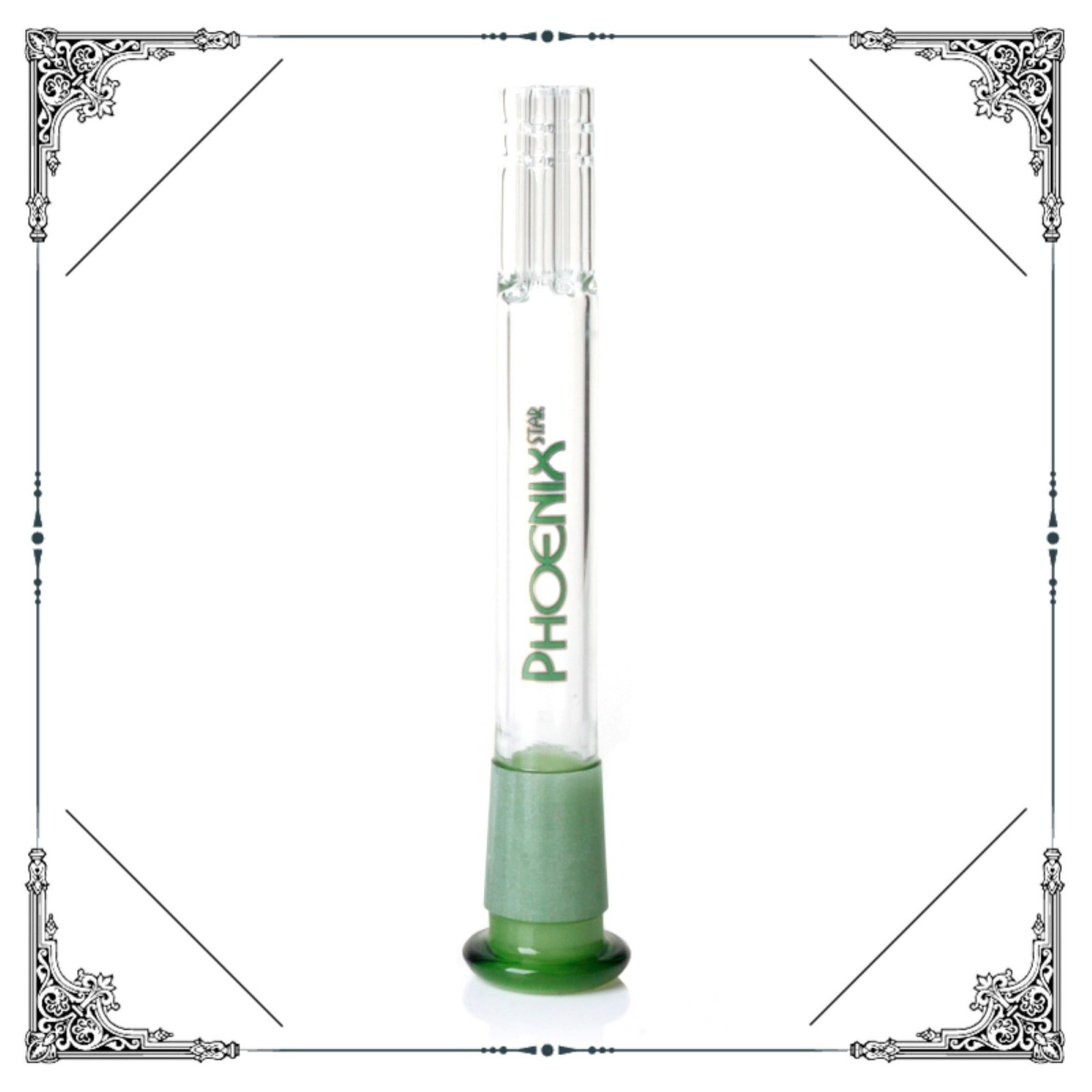Downstem 4.5″ Overall 3.5″ + 1″ Top 5 Arm Perc 14mm PHOENIX STAR
