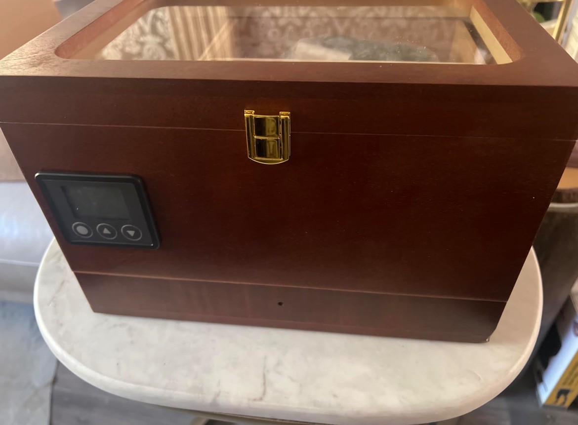 Cigar Humidor Cabinet with Electric Humidifier Precision Humidity Control