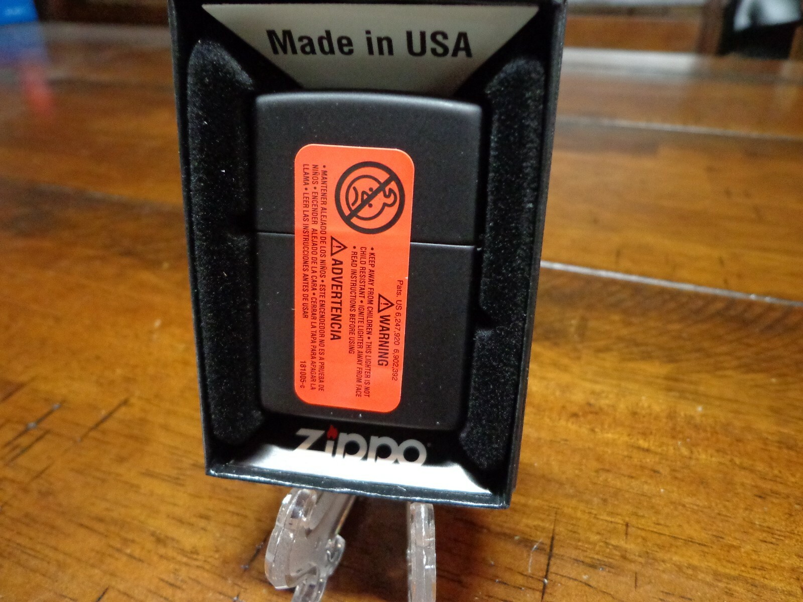 ZIPPO 65TH ANNIVERSARY COTY BOX DESIGN TIN ZIPPO LIGHTER MINT IN BOX