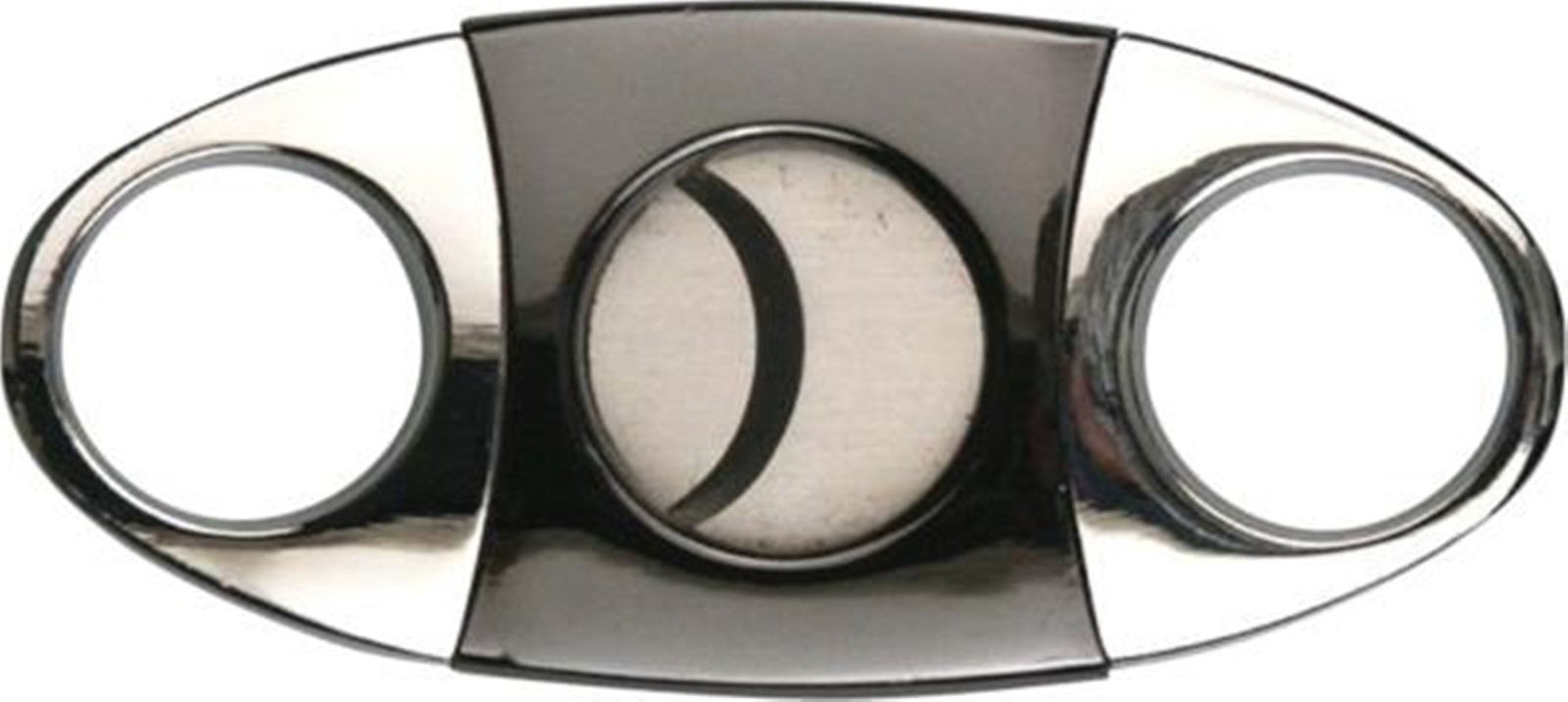 Cigar Cutter Chrome / Gun Dark – Up To 23 Mm Double Cut – Ring Size 57 – Case