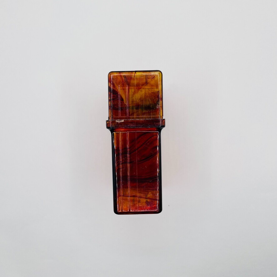 Vintage Fosta Product Tortoiseshell Cigarette Case Art Deco Marbled Plastic