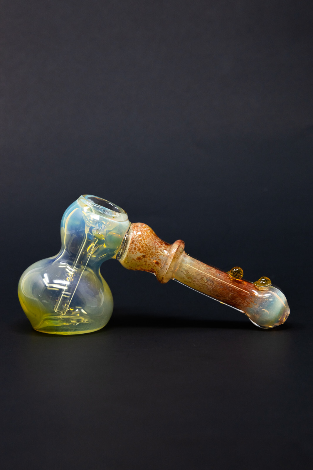Hookah Water Pipe 6″ Color Changing Tobacco Hammer Bubbler Bong w/ Percolator