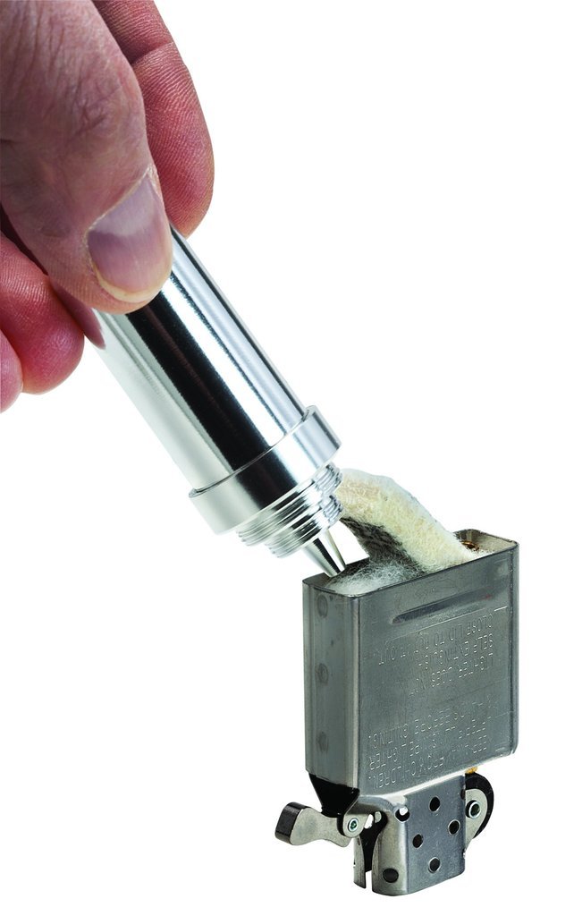 Zippo Fuel Canister with Key Ring, High Polished Silver, 121503, New In Box