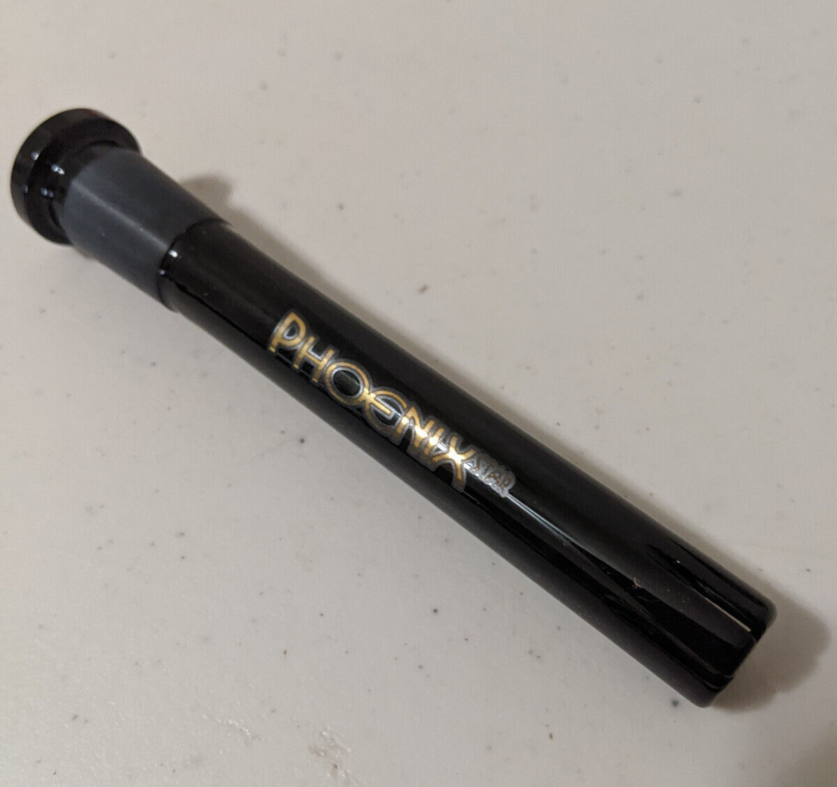4″ Inch 18mm/14mm Downstem Glass Slide Full Black MATRIX Perc Diffuser