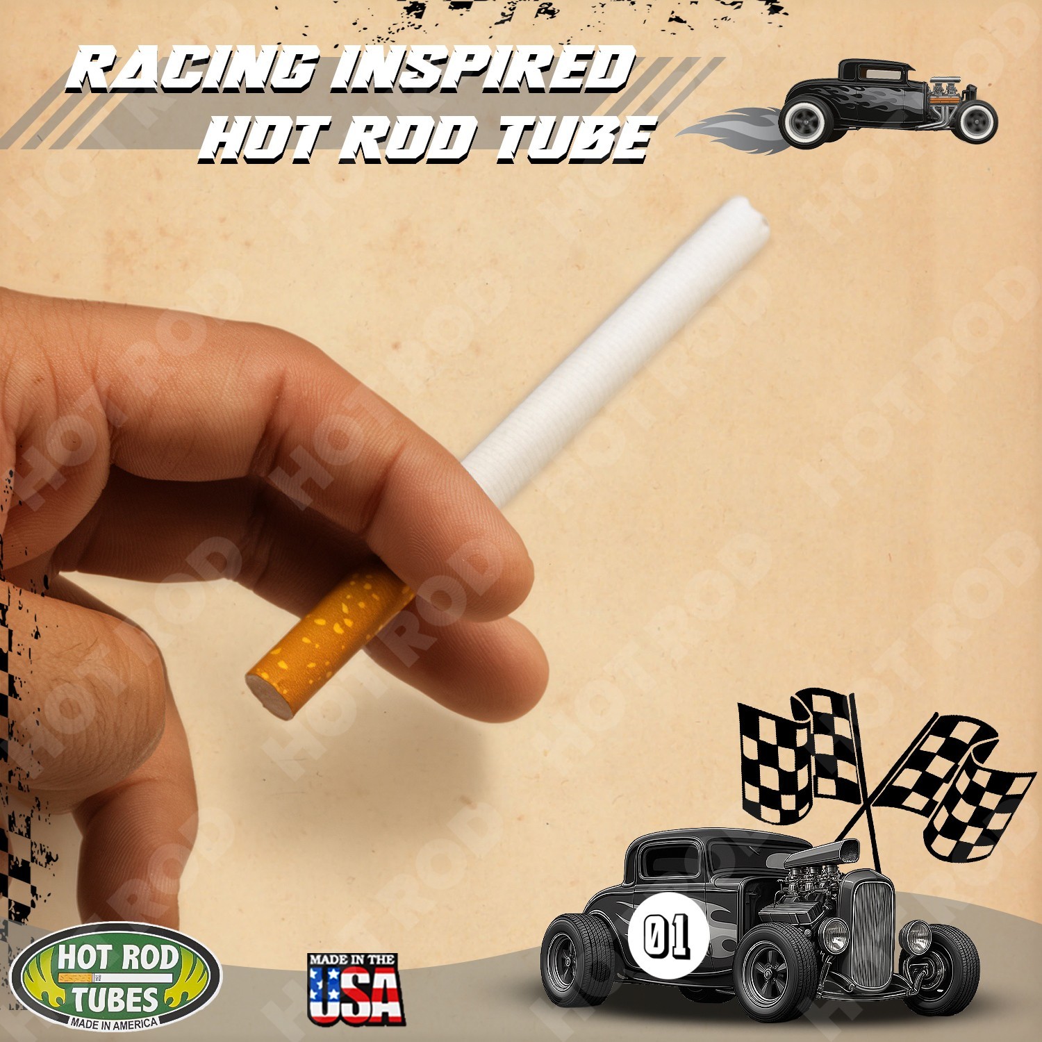 Hotrod Cigarette Filter Tubes King Super Menthol 10 Box of 200/Pack – 2000 Tubes