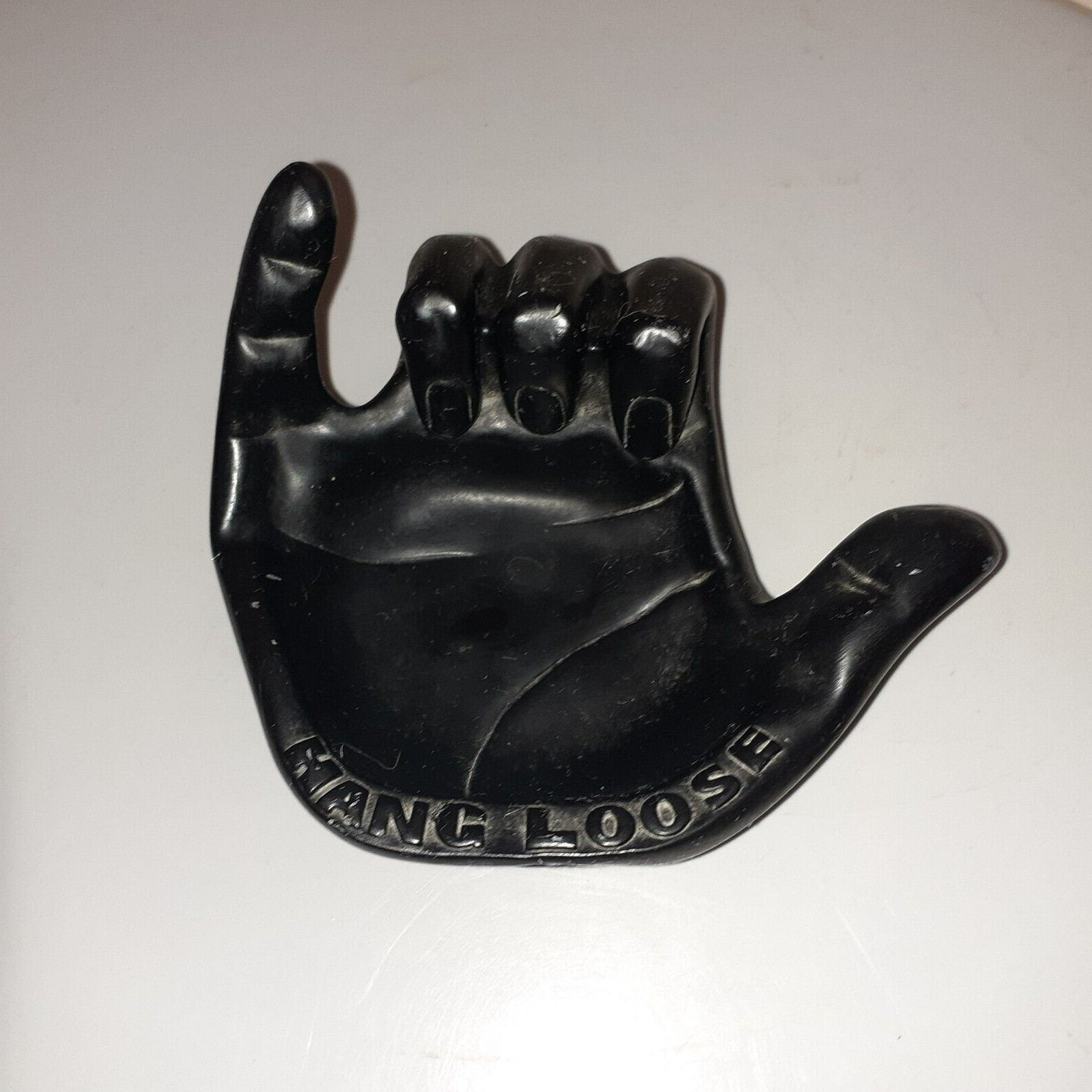 1987 COCOJOE’S Cool Resin HANG LOOSE Astray/Trinket Holder Hawaii