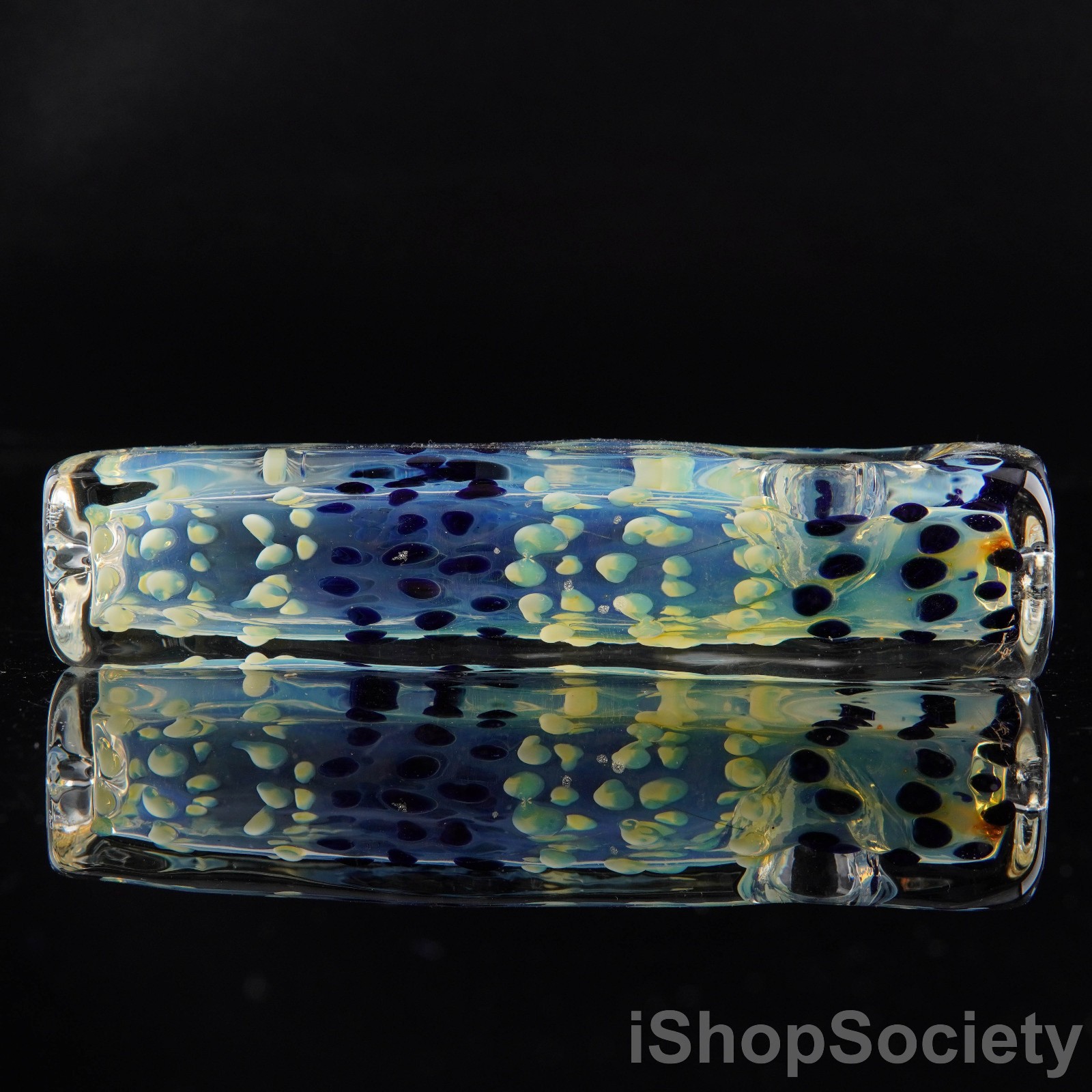 4.5″ Fumed Rectangle Tobacco Smoking Pipe Thick Collectible Glass Pipes – P844A