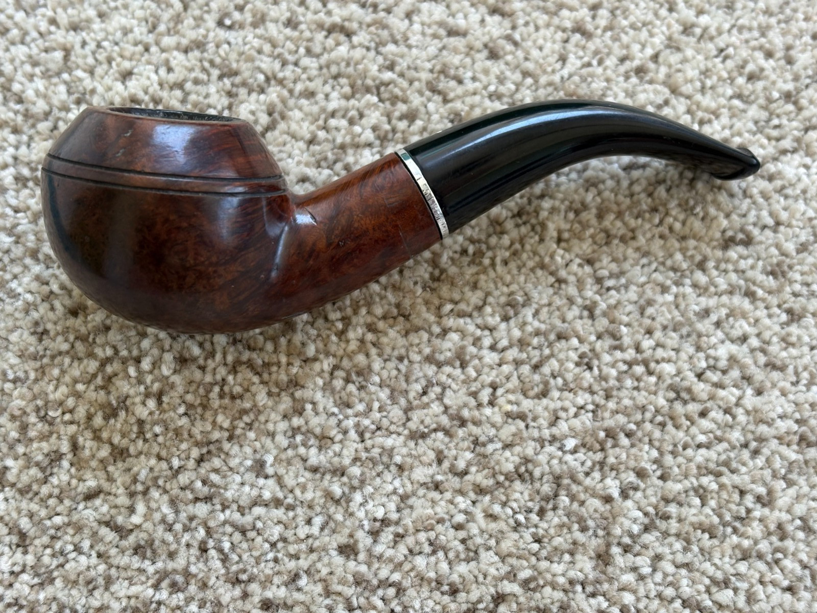 KBB Kaywoodie Bent Bulldog # 868 Screw In Stinger Briar Pipe