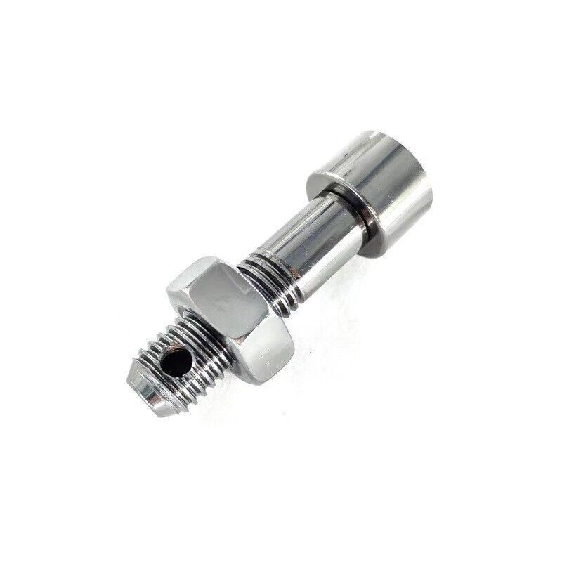 1PCS New Short Mouthpiece Filter Screw Nut Small Pipe Removable Metal Pipe