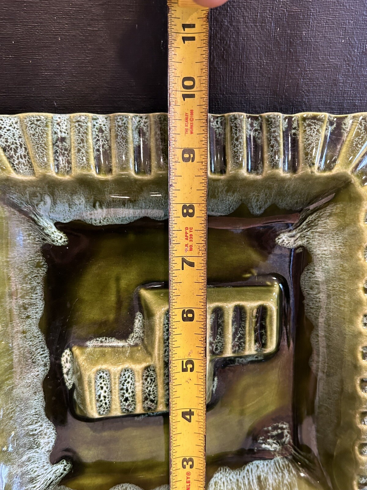 MCM Marcia Of California Ashtray Green And Blue